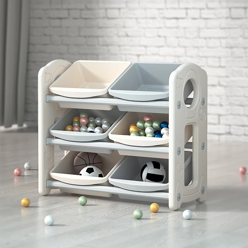 

Children's Toy Storage Rack Living Room Household Storage Rack Infant Storage Storage Cabinet Baby Clothes Finishing Cabinet