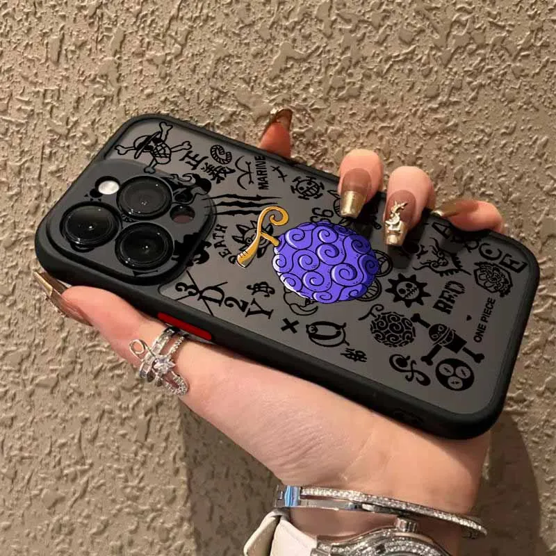 Новый чехол для телефона O-One Pieces с логотипом в виде черепа для Oppo A6 A59 A98 A38 A58 A78 A76 A57 A17 A55 A94 A74 A54 A16K A16 Pro 5G, матовый чехол (art.: 3920db024d773) - 3920db024d773
