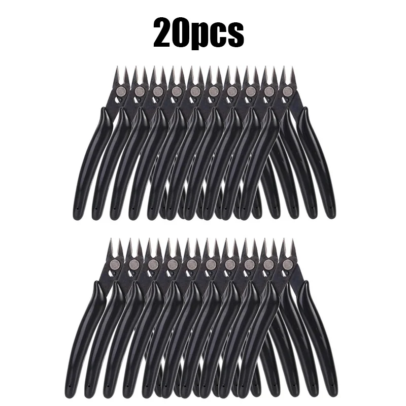 

Cutting Nipper Nippers Universal Diagonal 20pcs Trimmer Side Cutter Mini Trimmer Pliers Cable Snips Pliers Flush Wire Hand