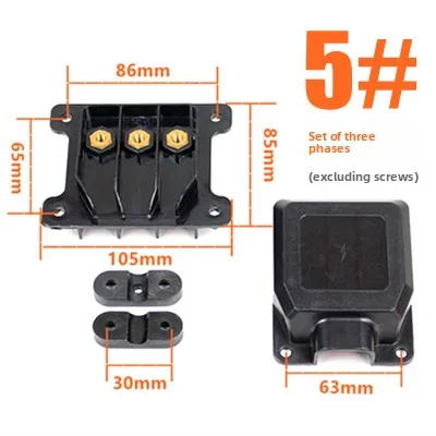 

Сварочный аппарат YJ для сварки и резки, клеммная коробка силового кабеля, 2/3-фазный разъем, крышка для аксессуаров для плазменной резки Mig