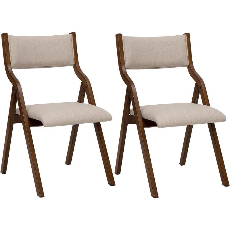 

Современные складные стулья Ball & Cast, набор складных стульев для столовой 2, Высота 18 дюймов, цвет серо-коричневый