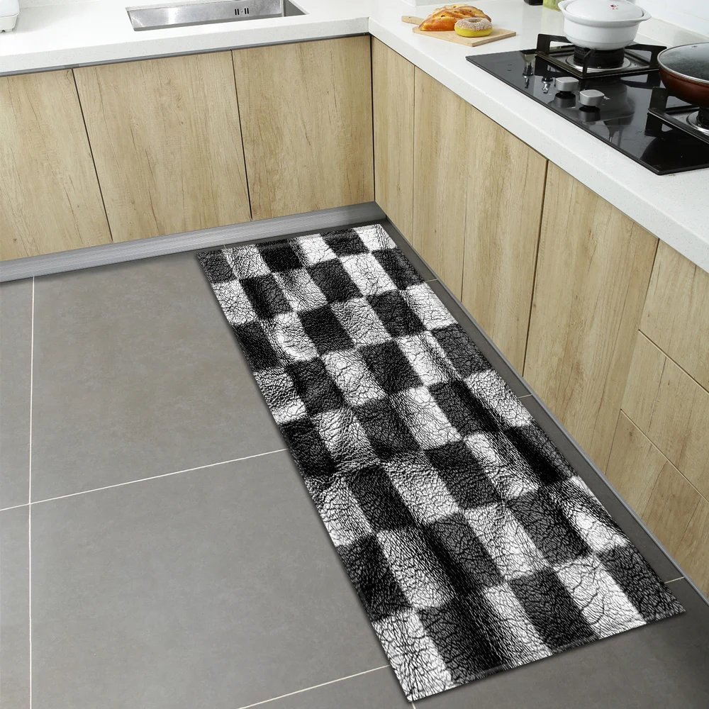 

Геометрический кухонный ковер, коврик для входной двери в спальню, гостиная, коридор, напольный декор, ковер для дома, ванной, балкона, проти...