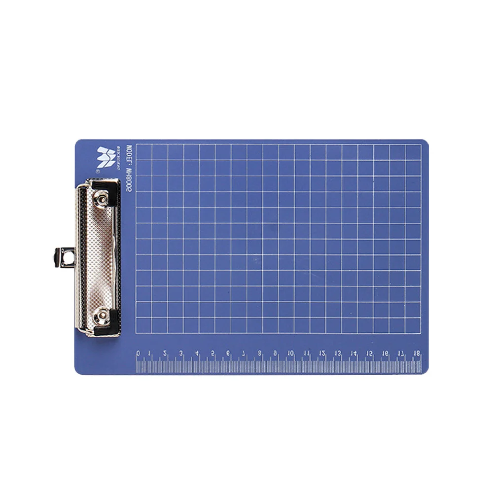 

3pcs Plastic Writing Clip Board Hanging Menu Order Plastic Writing Board Holder for Writing Use A5 (Blue)
