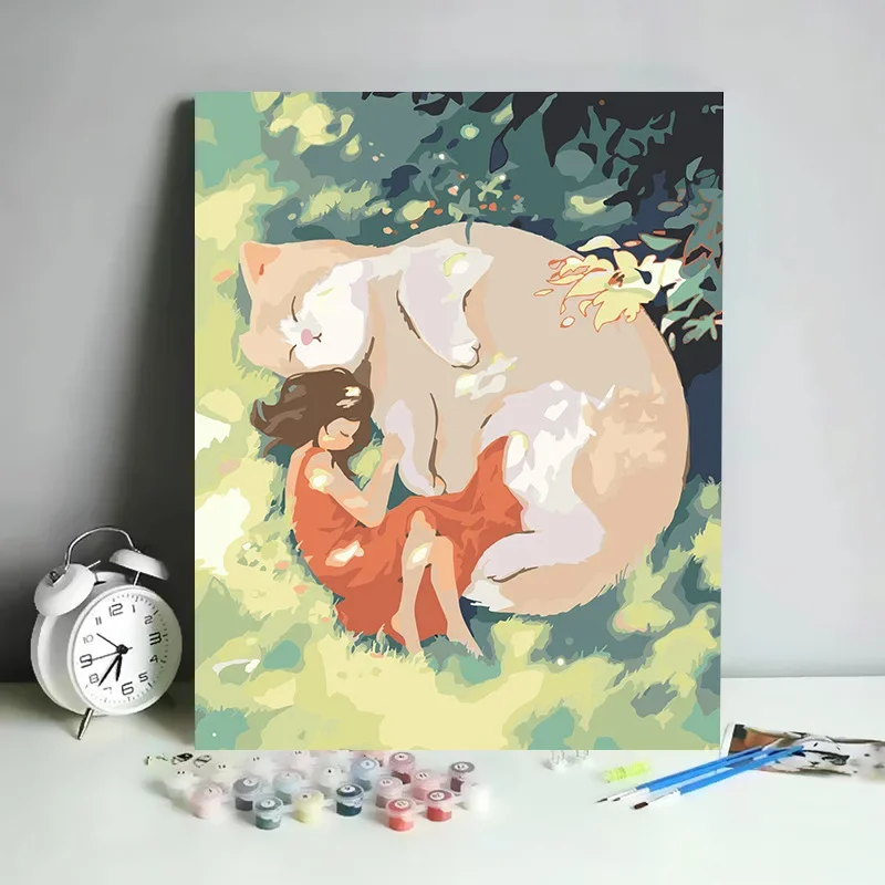 

1808931 Digital oil painting art oil mountain art oil painting living room floor decorative painting