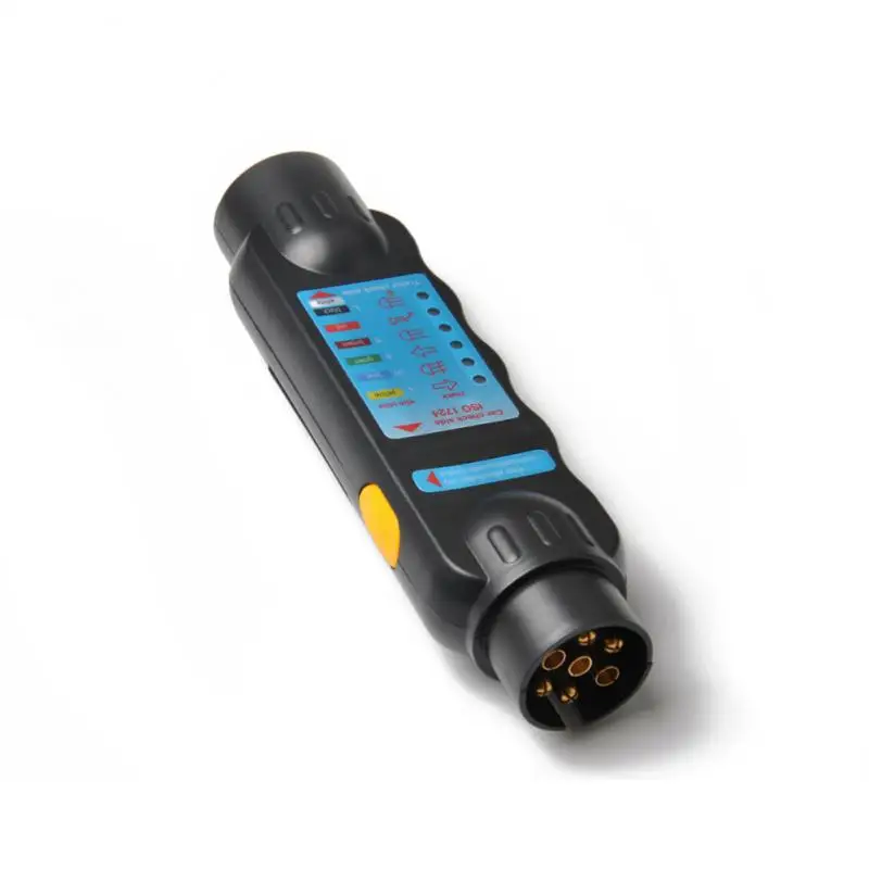 

7 Pin Fuses Car Trailer Plug Socket Tester Wiring Circuit Light Test Tool Practical Fuses Auto Replacement Parts