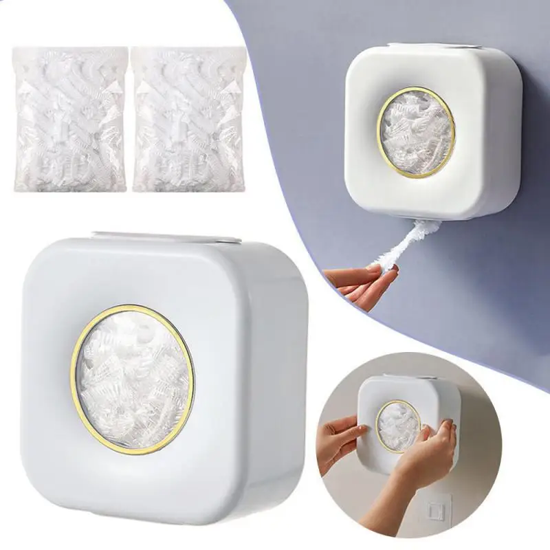 

Cling Film Storage Box Wall-mounted Dustproof Box Food Cover Plastic Wrap Rack Home Kitchen Storage With Food Fresh Keeping Film