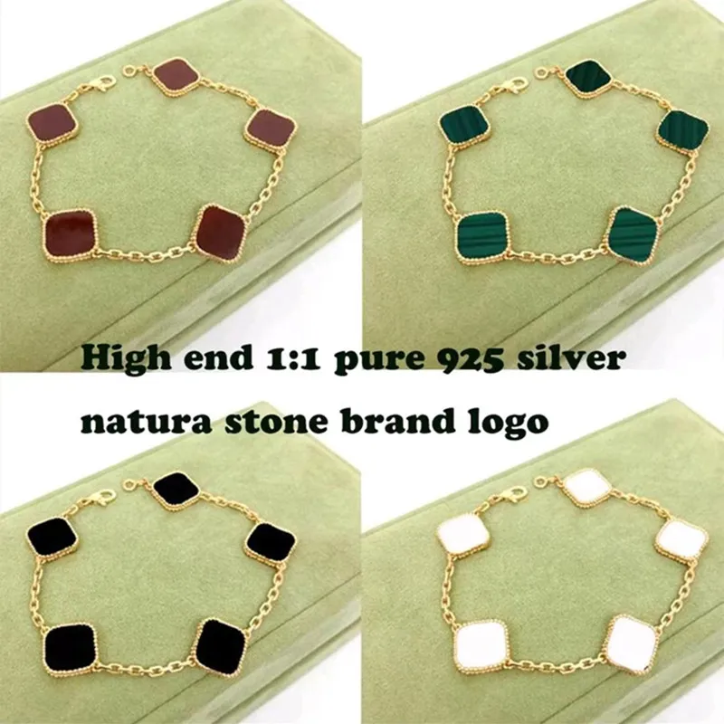 

2022 New Luxury Sterling Silver 925 Bracelet High Quality Fashion Jewelry Women's Precious Gift Mother Girlfriend Gift