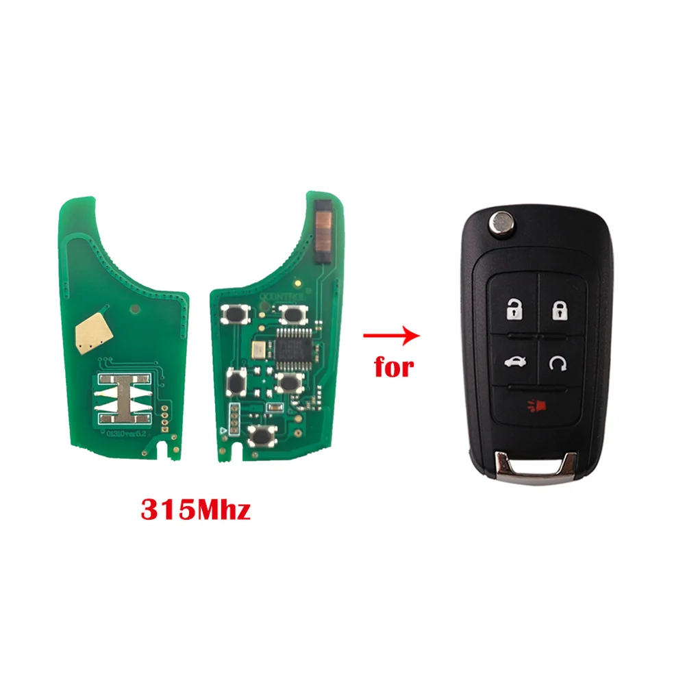 

Автомобильный ключ дистанционного управления для Chevrolet Cruze Epica Lova Camaro Impala для Opel Vauxhall Insignia Astra J Mokka Zafira 315/433 МГц ID46 чип