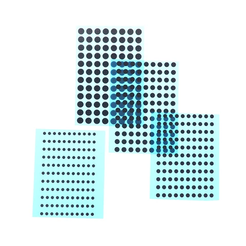 Ремонтный комплект кнопок KOQZM, диаметр 3/4/5/6 мм, черный