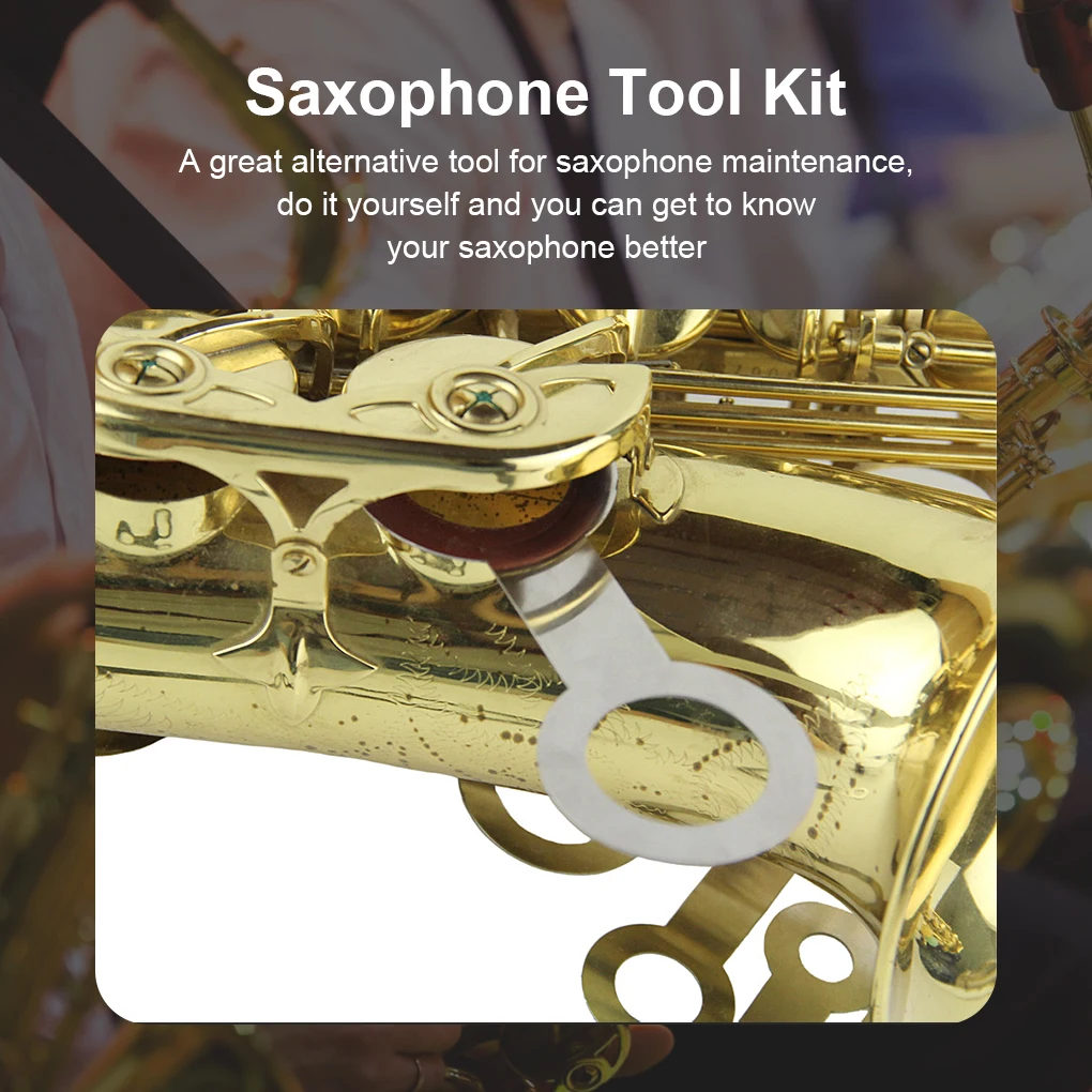 

8 Pieces/set Saxophone Pads Portable Removable Professional Tenor Soprano Sax Repair Kit Craftsmen Supplies Hardware