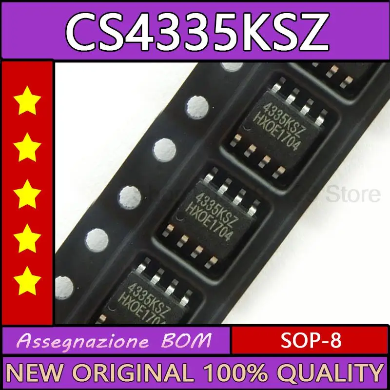 

5 шт., CS4335KSZ 4335KSZ sop-8, Новая деталь