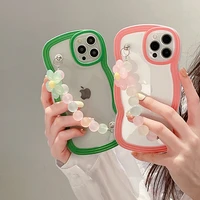 korea cute flower bracelet phone case for iphone 12 13 pro xs max x xr cover
