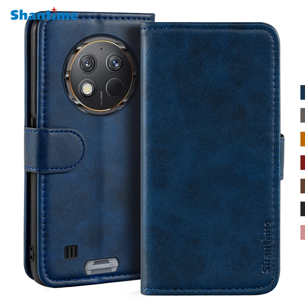 Магнитный кожаный чехол-бумажник для Oukitel G1