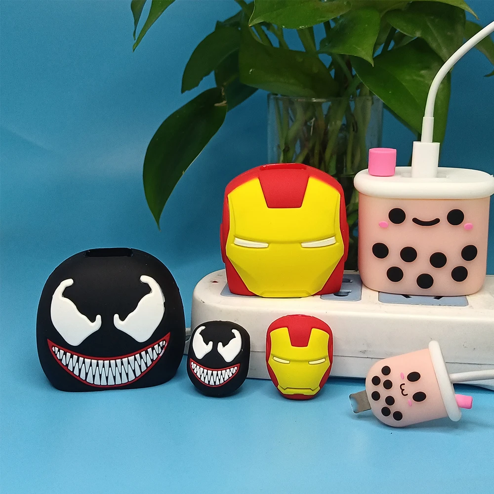 

Cute Cartoon Cable Protector Cable Organizer for iPhone / iPad 18W/20W Fast Charger Case Cable Protection Phone Cord Protector