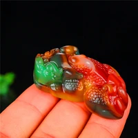 pixiu natural color jade tiger pendant necklace hand carved chinese fashion jewelry charm accessories amulet gifts for women men