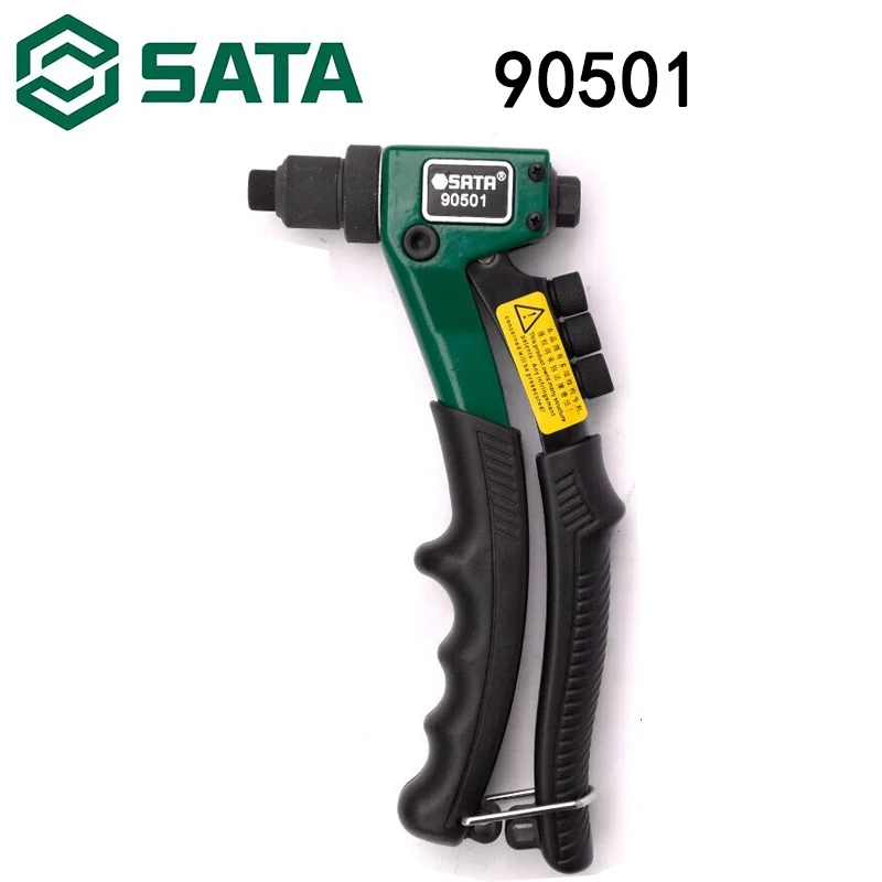 

Sata 90501 заклепки для пистолета с сердечником, Натяжной пистолет, Натяжной пистолет для гвоздей, экономия сил, одна ручка, 8 дюймов