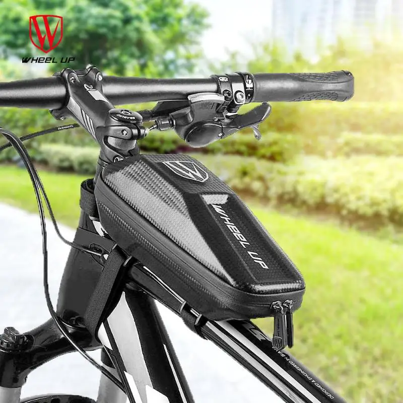 

WHEELUP Bike Bag EVA Shell Waterproof Bicycle Frame Front Top Tube Bag MTB Road Cycling Pannier 자전거 가방 MTB Accessories