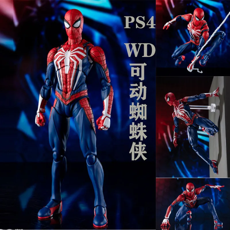 Spiderman Action Figurine Peter Parker Moveable Figure Room Ornament Birthday Gift