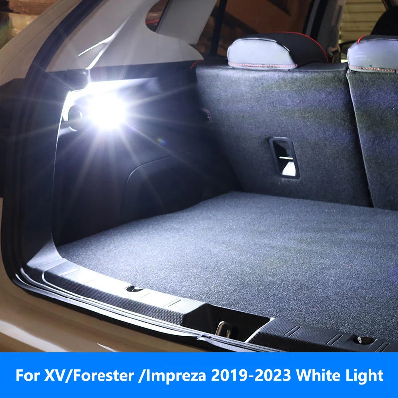 

Лампы для багажника автомобиля, фонари для Subaru Forester XV Crosstrek Impreza 2019 2020 2021 2022 2023, белые, голубые внутренние лампы на крышу