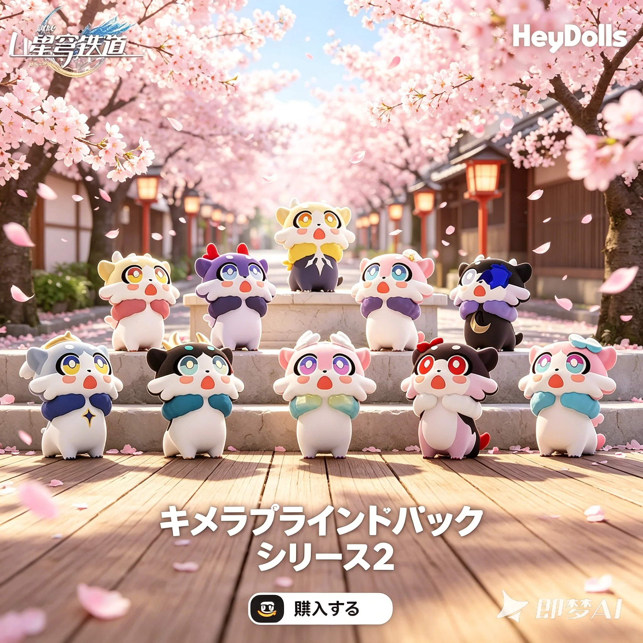 Фото Honkai: Star Rail Awooo Series 2 - Мини-фигурка-сюрприз «Химера», официальный коллекционный товар, подарок для геймеров и фанатов №1