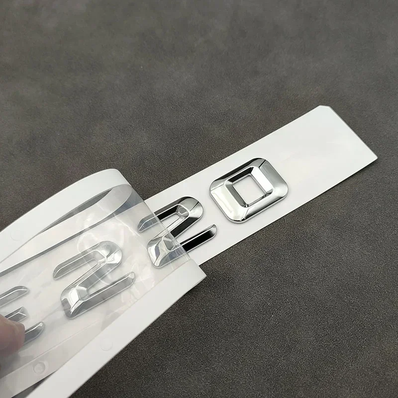 3D наклейка на эмблему багажника автомобиля из АБС-пластика для Mercedes Letters A B C E 180 200