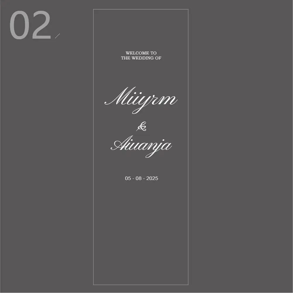 

Персонализированные прозрачные свадебные таблички из ткани