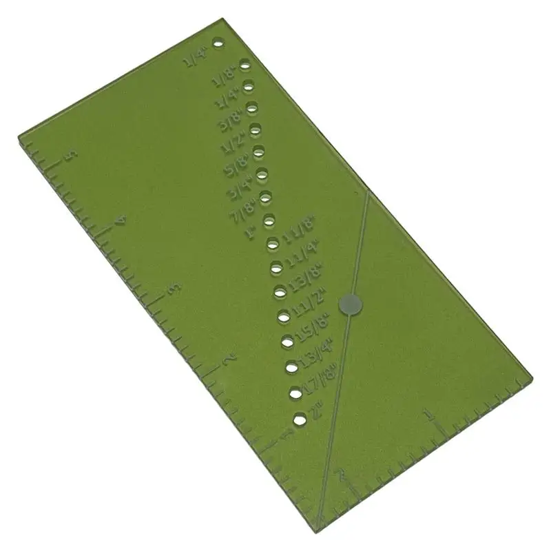 

Sew Seam Allowance Ruler Seam Guide For Sewing Machine Perforated Seam Gauge For Perfect 1/8” To 2” Straight Line Hems