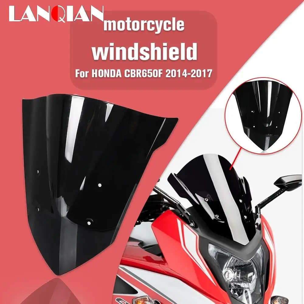 

Motorcycle Viser Visor Windshield Wind Deflector Windscreen For HONDA CBR650F CBR 650 F CBR650 F CBR 650F 2014 2015 2016 2017