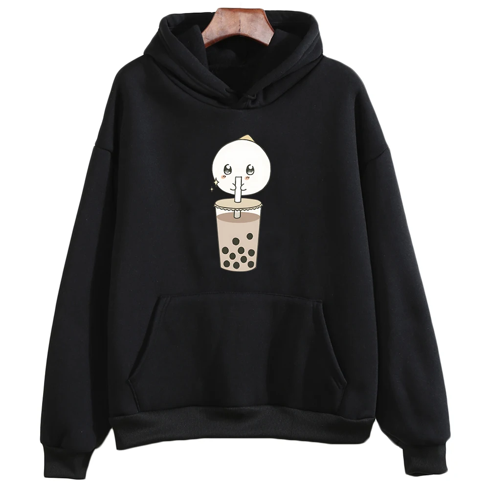 

Omniscient Reader Hoodie Kawaii Cartoon Drinking Bubble Tea Printing Sweatshirt for Girls Long Sleeve Women Hooded Pullovers Top