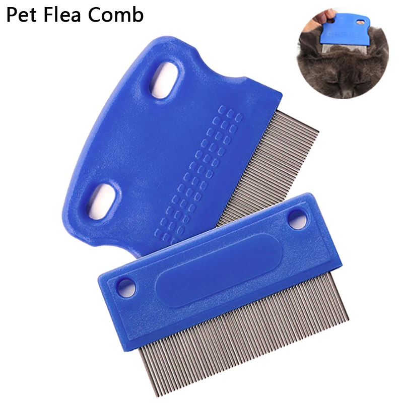 

Dog Grooming Comb Pet Tear Stain Remover Gently Removes Mucus and Crust Small Lice Flea Combs For Dogs Cats Set Pet Supplies