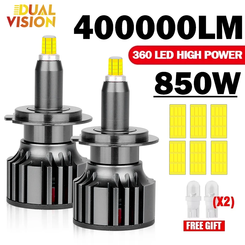 Лампы для автомобильных фар 3D H7 H8 H9 H11 Canbus противотуманные фары 9006 Hb4 9005 Hb3 9012 Hir2 360