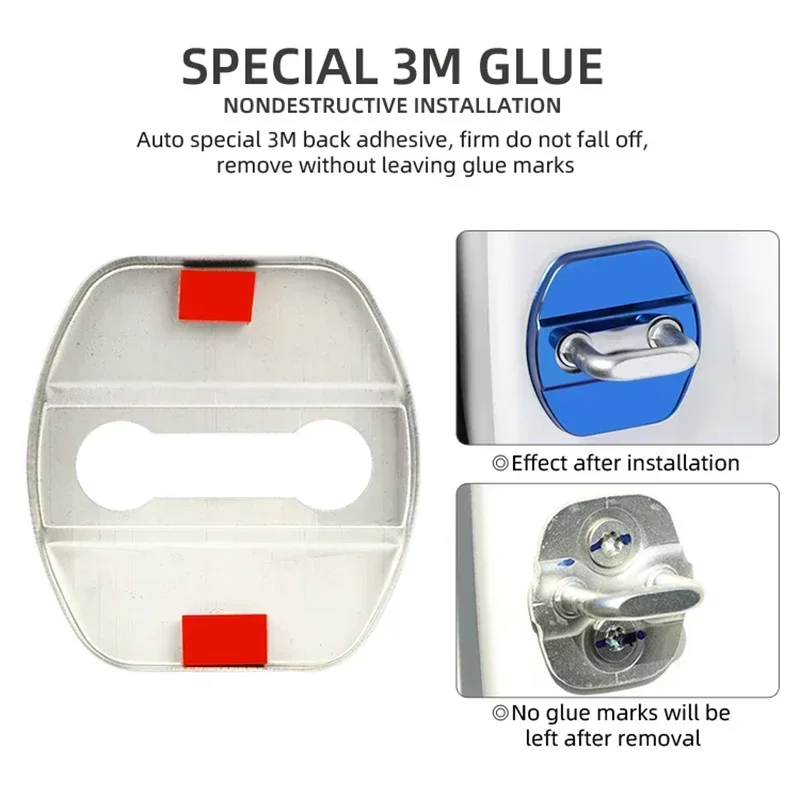 Защитное украшение для автомобильного замка двери чехол Nissan патруль X-trail Tiida Navara