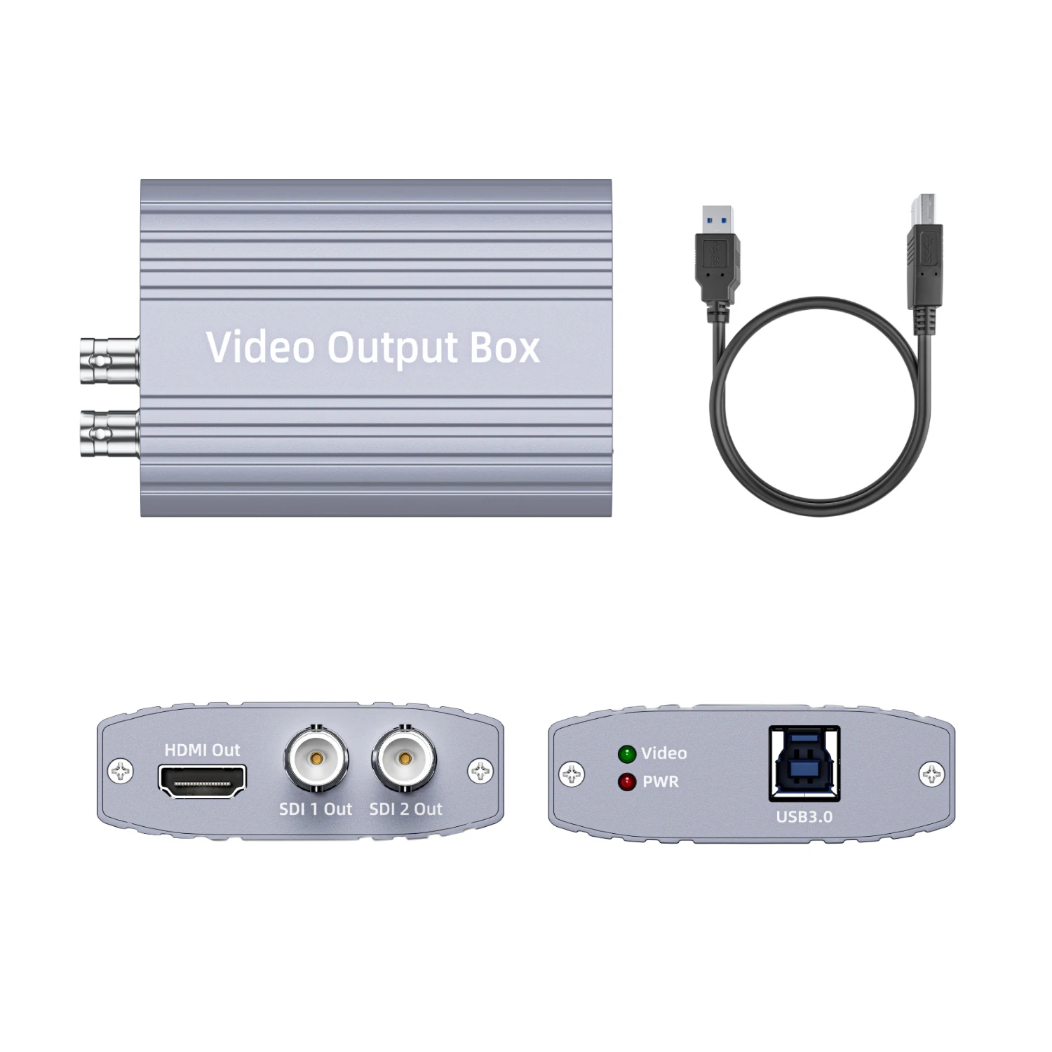 Фото Карта-адаптер Unisheen HDMI SDI для вывода видео 1080p60, поддержка оптоволоконного кабеля HDMI 50 м, коаксиального кабеля SDI 50 м, совместимость с Win10/11, Linux, Mac №5