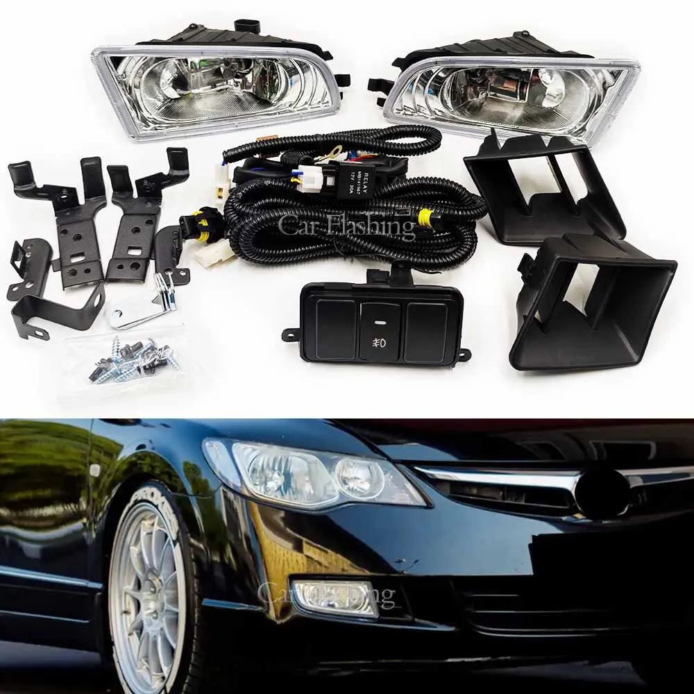 Противотуманные фары для HONDA CIVIC s FD1 FD2 2006-2011 передние Для CIIMO 2012-2015 светодиодные