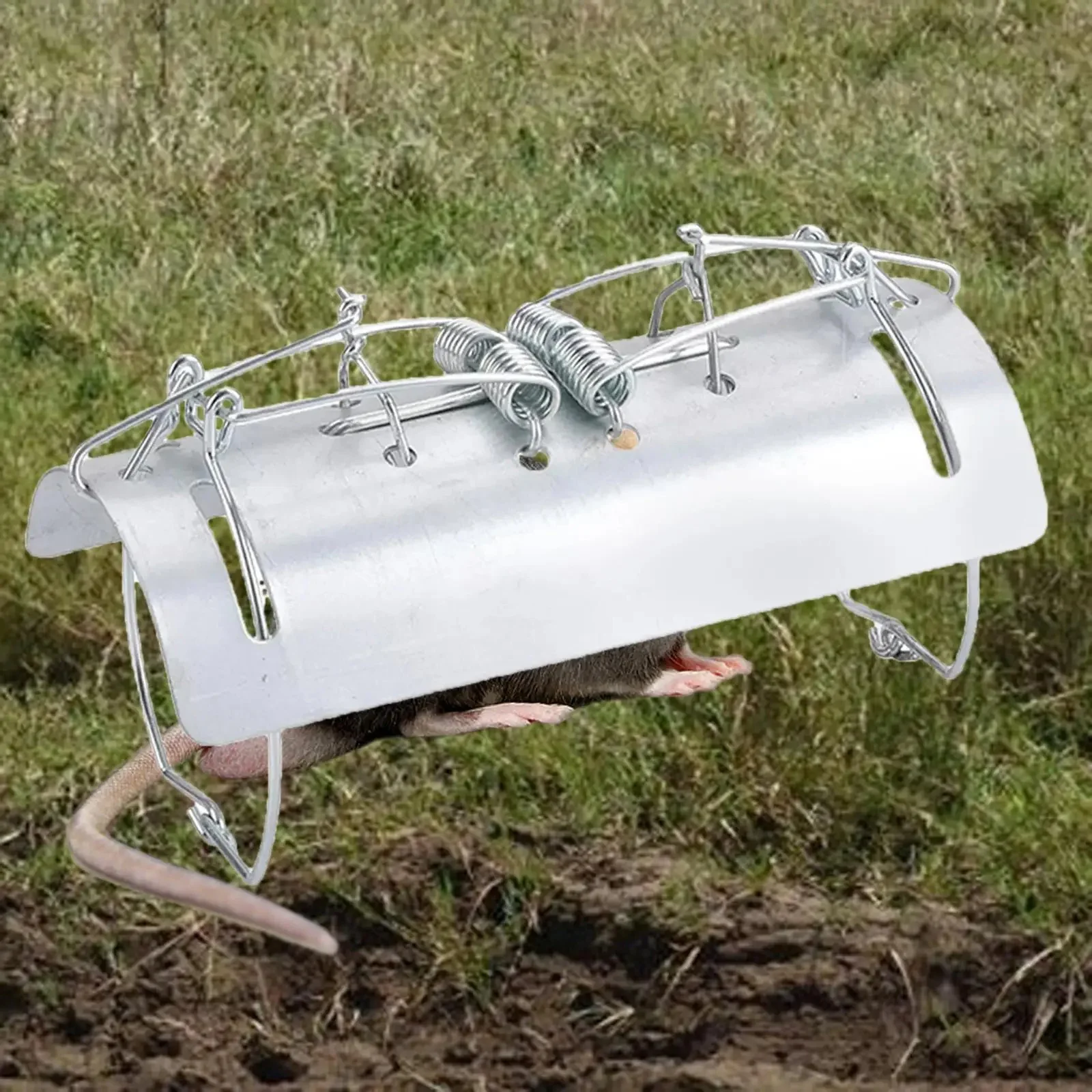 Открытый гуман оцинкованная сталь туннельная ловушка для мотов