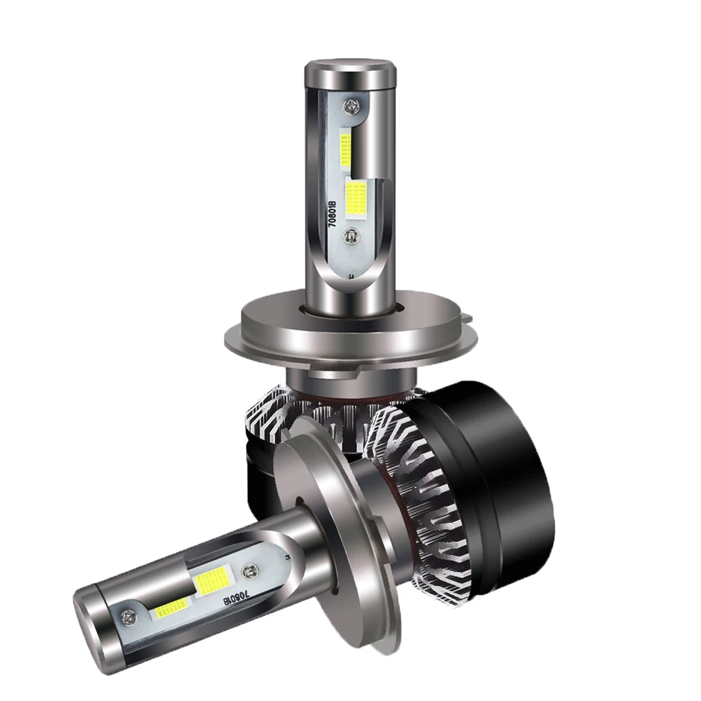 

1 Pair D6 H4/H7/H11 Car LED Headlight Bulbs Replacement Kit 60W 10000LM 6000K Switching Car Truck Light