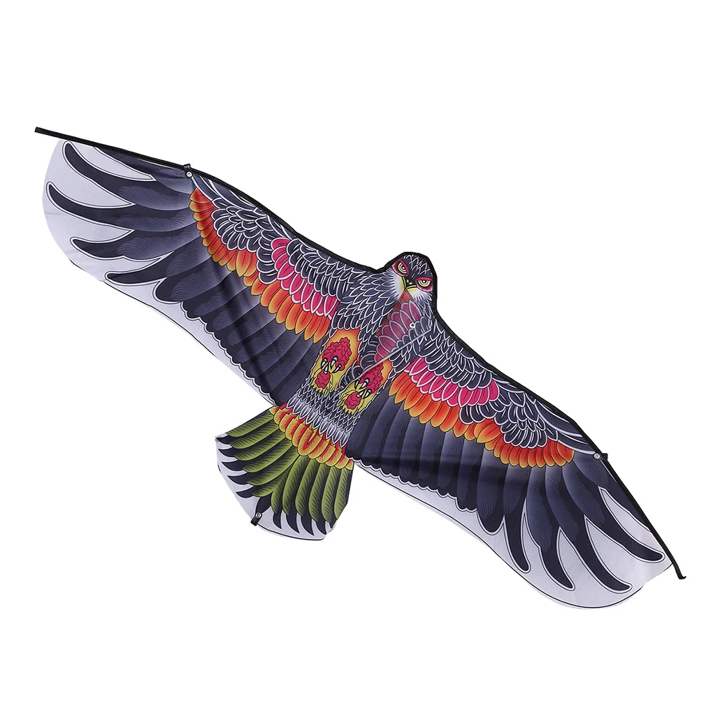 

Большой воздушный змей с орлом, летающая линия, развивающая игрушка для родителей, детей, мальчиков и девочек, детский змей на открытом возд...