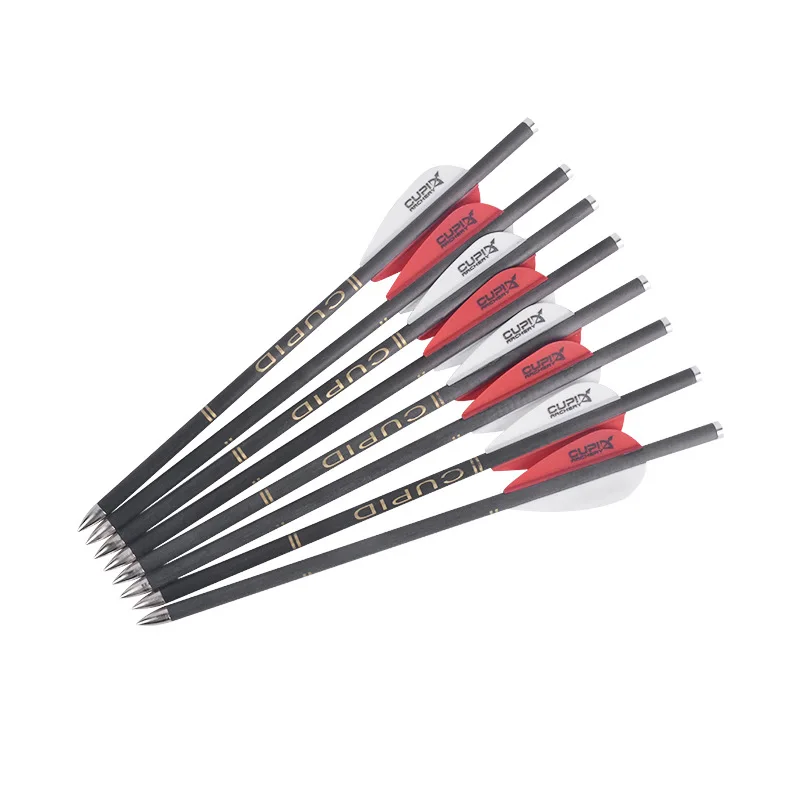 

Арбалет из чистого карбона, 12 шт. 6 мм с 21,3 см для тактического охотничьего стрельбы из лука