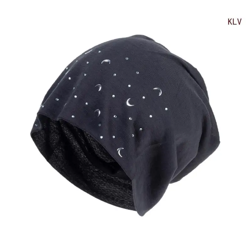 

Drill Decors Beanie Adult Elastic Hat Winter Warmer Knitted Hat Cold Winter Presents for Students Teenagers