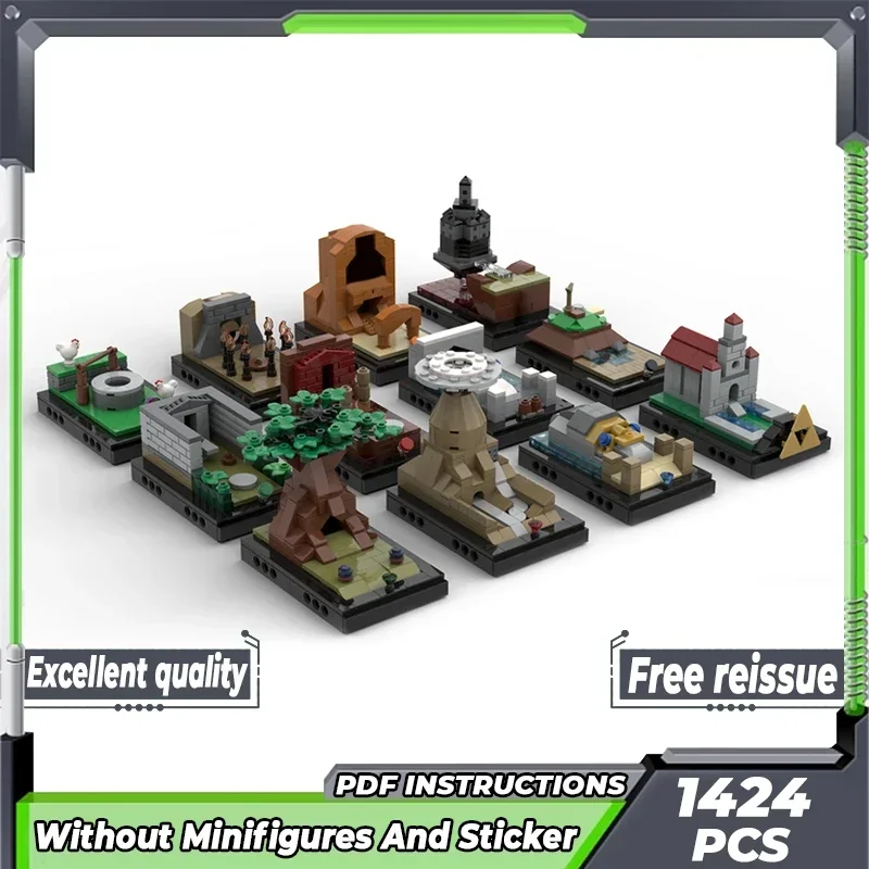 Популярная игровая модель Moc строительные кирпичи странная темная технология