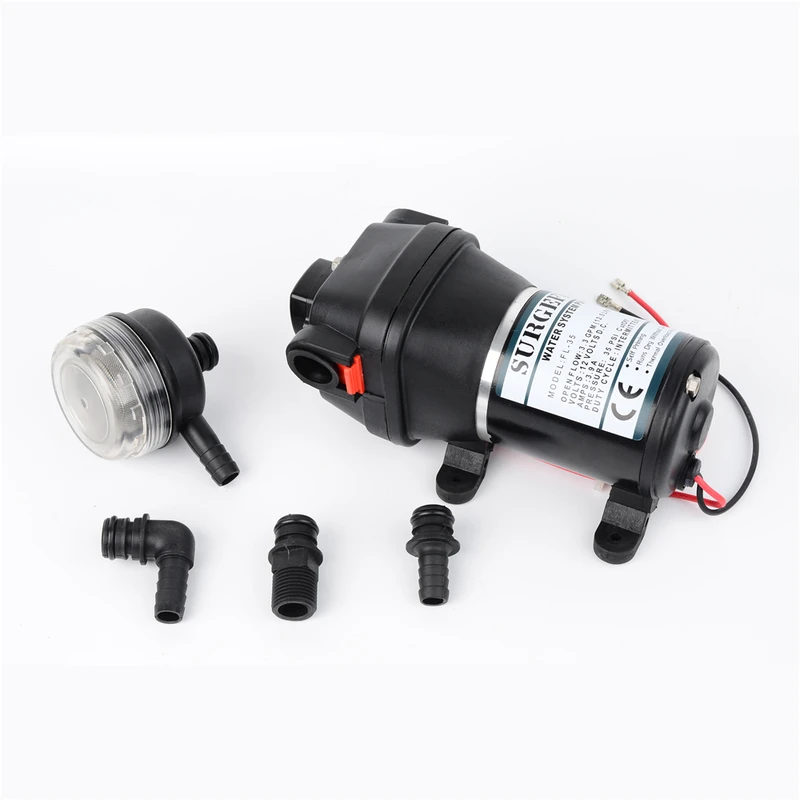 

Lift 10m 17PSI 12V DC Low Pressure Electric Diaphragm Pump Irrigation Motorhome/RV/Touring Car Water Supply FL-30 FL-31