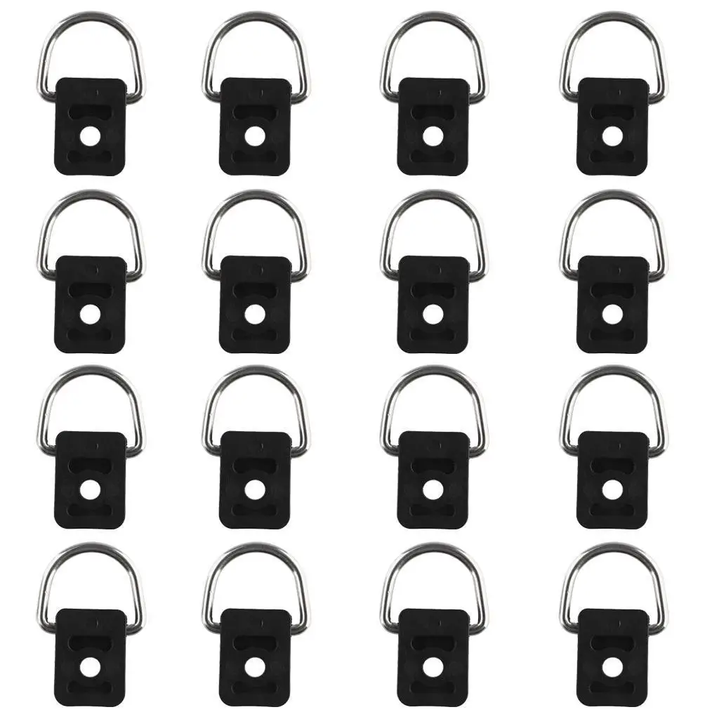 

MagiDeal Kayak D Rings Outfitting For Boat Accessories 12Pcs