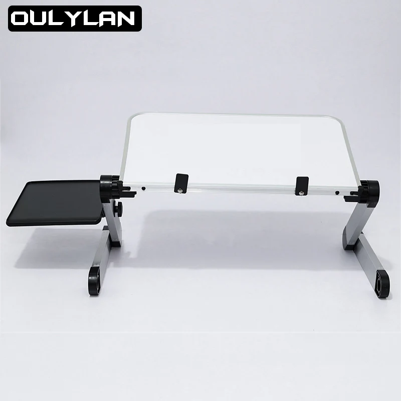 

Adjustable Portable Liftable Laptop Desk Stand Aluminum Ergonomic Lapdesk PC Notebook Table Stand With Mouse Pad for Desk Bed So