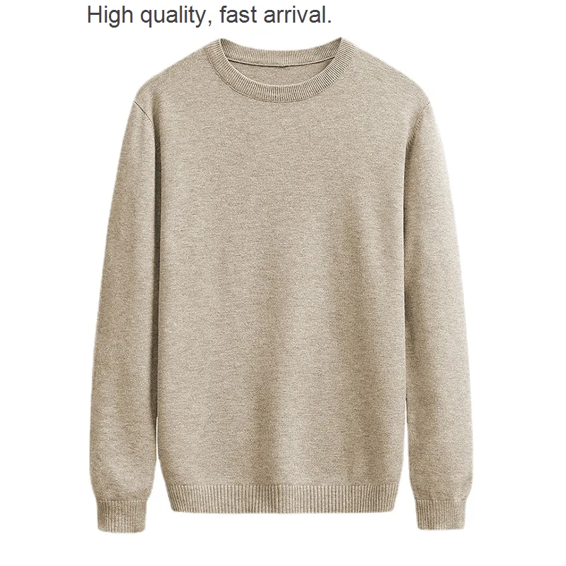 

Winter Autumn and New Men's and Women's Same Crew Neck Pullover Sweater Black Couple's Long-Sleeved Sweater