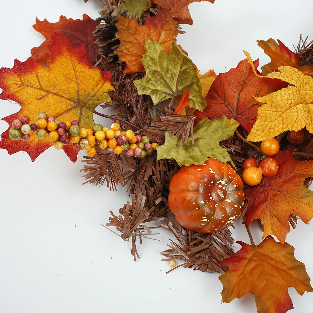 Осенняя гирлянда с кленовыми листьями искусственная осенняя подвесная лоза