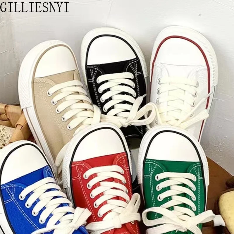 

Кроссовки женские холщовые, повседневная обувь для скейтборда, дышащие универсальные спортивные туфли в Корейском стиле