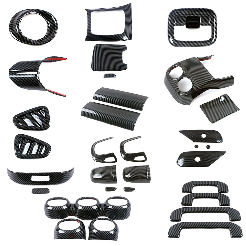 Фото Запчасти для центральной консоли Mercedes Benz C Class W206 C200 C220 C260 C300 2022 2023, декоративная отделка, наклейка из углеродного волокна №3