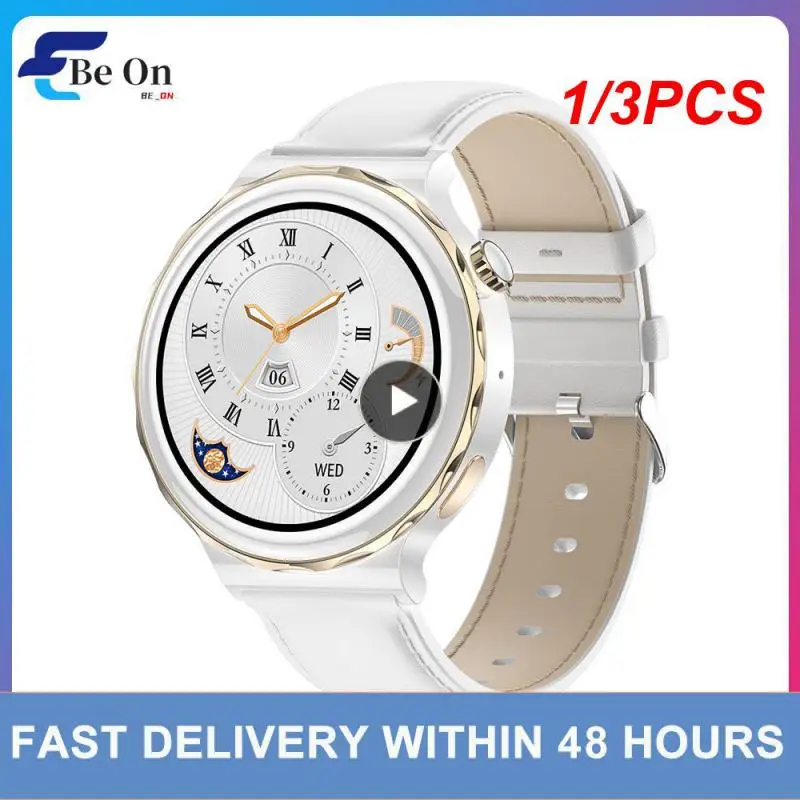 

1/3 шт. новые женские Смарт-часы GT3 с возможностью беспроводной зарядки, пользовательский циферблат, 1,36 дюйма, IP68, водонепроницаемые женские