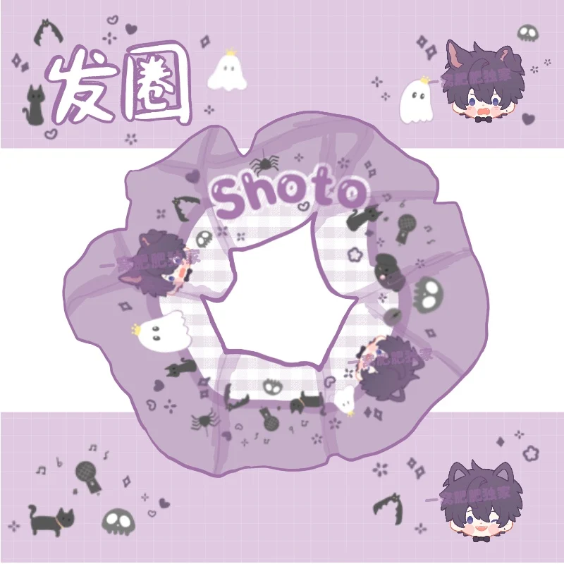 

Резинка для волос в стиле аниме, милые аксессуары для волос, двойной хвост, Мультяшные аксессуары для волос с большими кишечниками, подарок на Рождество