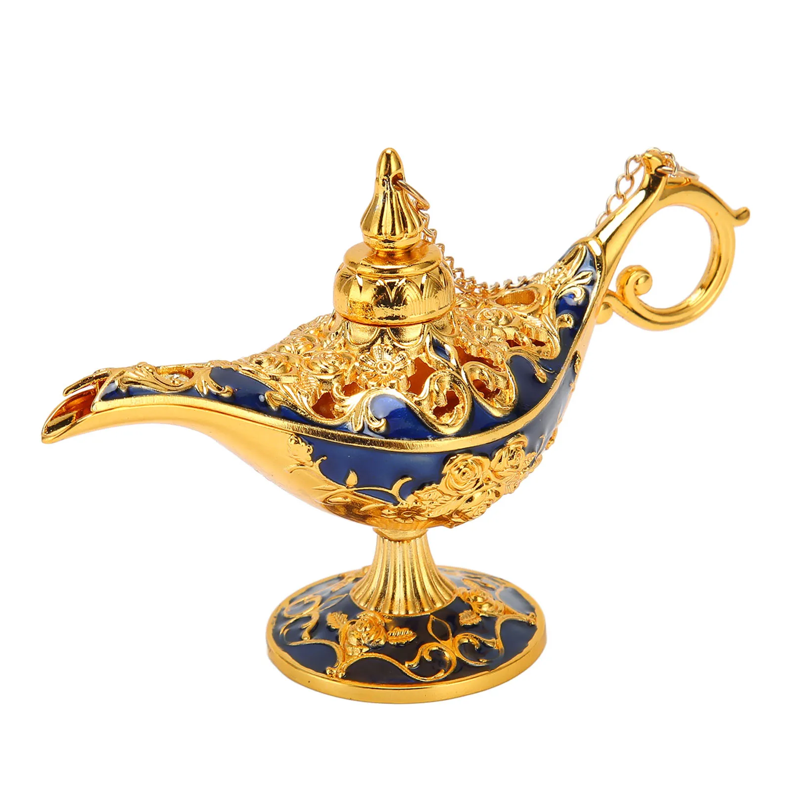

Легенда лампа джинна маленький 3D тиснение Genie светильник украшения металлические коллекционные для Хэллоуина